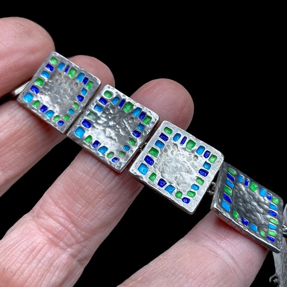 🌺Artisan Sterling Silver Bracelet - Picture 14 of 16